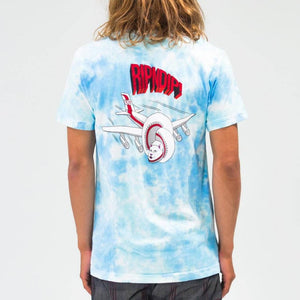 Maglietta T-shirt Rip n Dip Flyng high blue tie dye