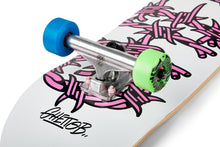 Carica l&#39;immagine nel visualizzatore di Gallery, Skateboard Ghettoblaster per iniziare Barded Wire Pink  8.125&quot;
