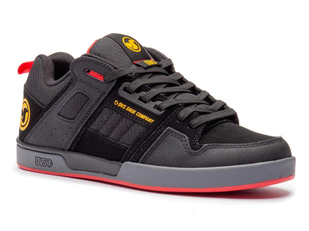 Scarpe sneakers DVS Comanche black red yellow