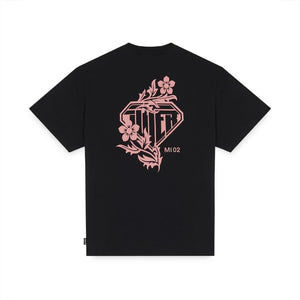 Maglietta T-shirt Iuter black pink