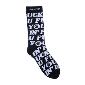 Calze socks Rip n Dip Fucking Fuck black