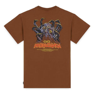 Maglietta T-shirt Propaganda Logo Melt brown