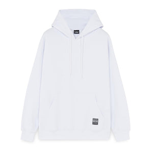 Felpa hood Propagnada Logo Label white