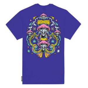 Maglietta T-shirt Mushroom Flowers violet