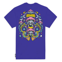 Carica l&#39;immagine nel visualizzatore di Gallery, Maglietta T-shirt Mushroom Flowers violet
