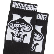 Carica l&#39;immagine nel visualizzatore di Gallery, Calze socks Mushroom Logo black white
