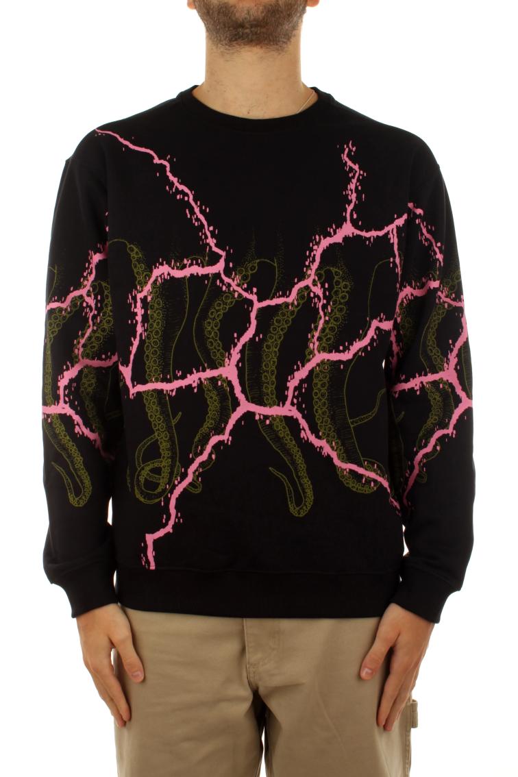 Felpa Octopus Rift crewneck black