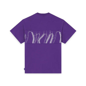 T-shirt Octopus Outline Band purple