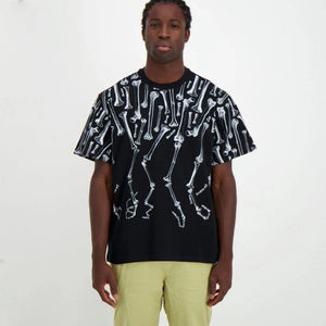 Maglietta T-shirt Octopus Bones black