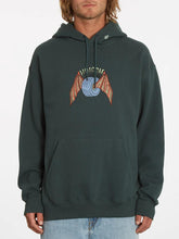 Carica l&#39;immagine nel visualizzatore di Gallery, Felpa Volcom Hell Wheel hoodie green
