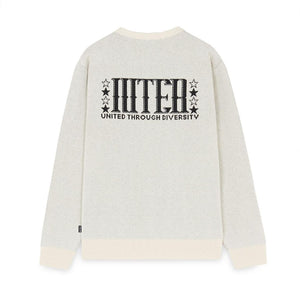 Maglione sweater Iuter Barbwire dust white