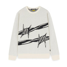 Carica l&#39;immagine nel visualizzatore di Gallery, Maglione sweater Iuter Barbwire dust white
