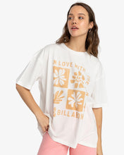 Carica l&#39;immagine nel visualizzatore di Gallery, Maglietta T-shirt Billabong In Love With The Sun white
