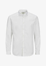 Carica l&#39;immagine nel visualizzatore di Gallery, Camicia shirt Jack &amp; Jones Cardiff slim fit white
