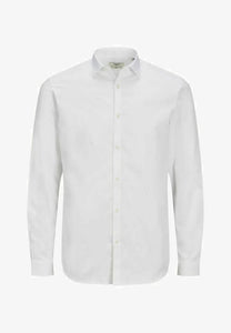 Camicia shirt Jack & Jones Cardiff slim fit white