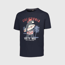 Carica l&#39;immagine nel visualizzatore di Gallery, Maglietta T-shirt Bear California navy
