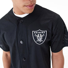 Carica l&#39;immagine nel visualizzatore di Gallery, Camicia shirt Las Vegas Raiders black
