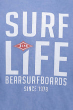 Carica l&#39;immagine nel visualizzatore di Gallery, Maglietta T-shirt Bear Surf Life indigo
